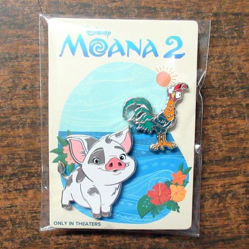 ディズニー　WDI モアナ　ヘイヘイ　ピンバッジ 20654 - Maui & Hei Hei - Moana - Walt Disney Imagineering