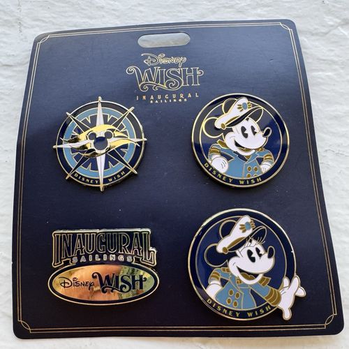 118178 | DCL - Disney Wish - Inaugural Sailings Set - 2022 - 4-Pin