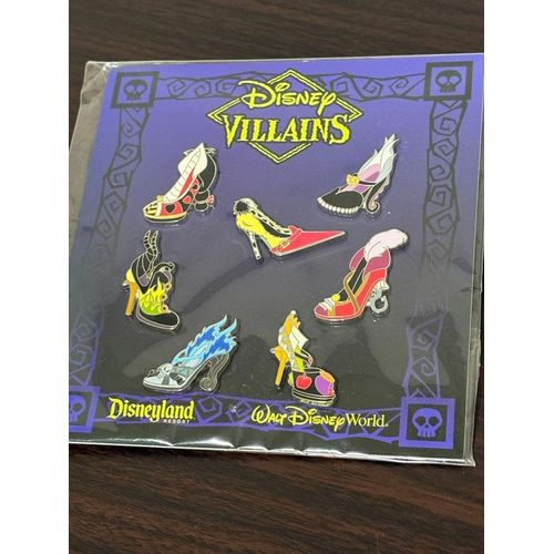 39251 | DLR/WDW - Villain High Heels Booster - 2013 - 7 Pin Set