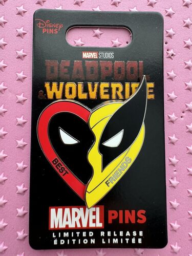 ★MARVELCOLLECTION★ Small Planet Deadpool Wolverine Heart W 💜 Deadpool Wolverine Heart・Free 3D File for ・Cults